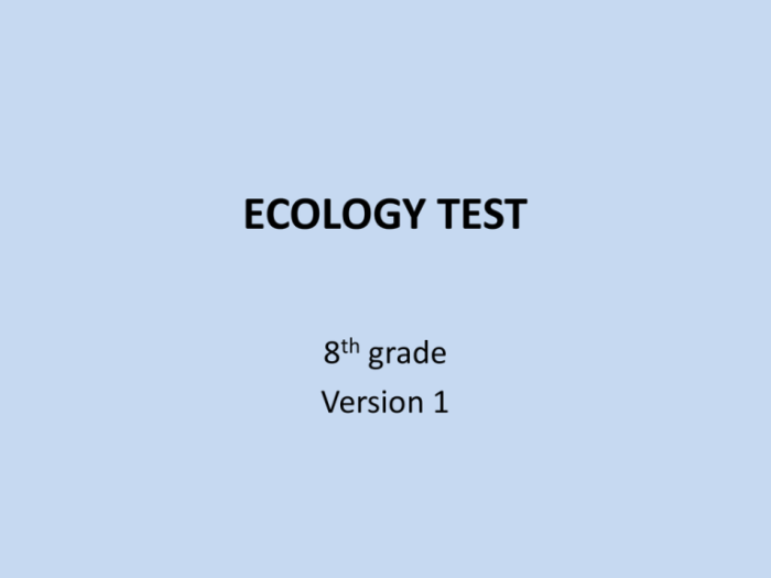 Science olympiad ecology practice test