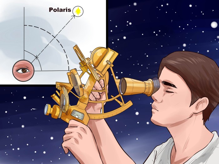 Sextant latitude astrolabe measured thus