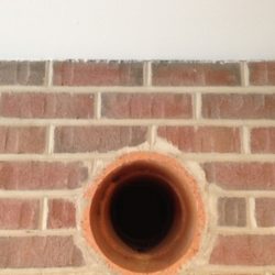 Thimble stove chimney