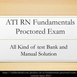 Ati proctored fundamentals exam 2022