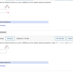 Express the series as a rational function