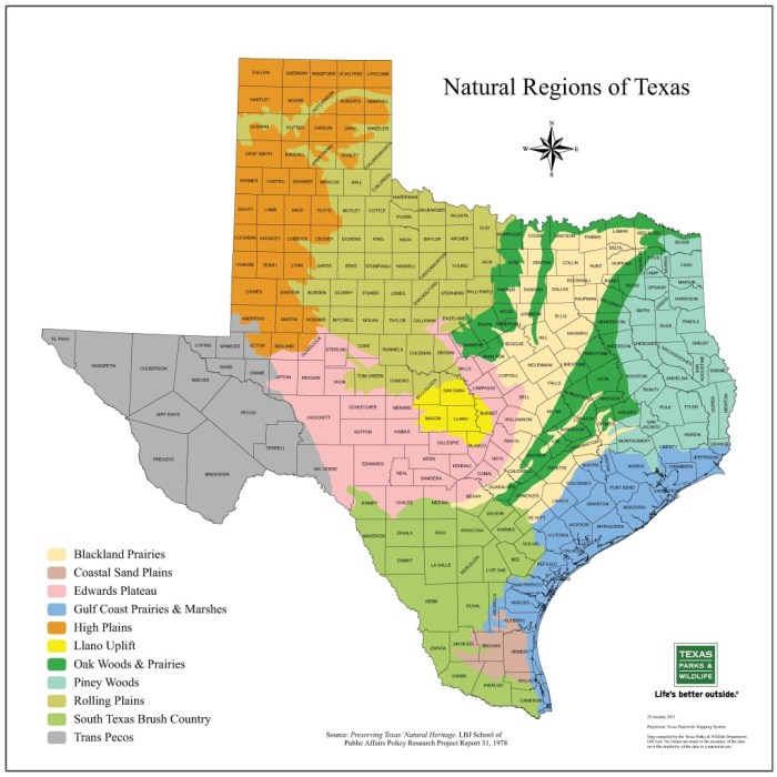 Mountains basins texas resources region regions landscape