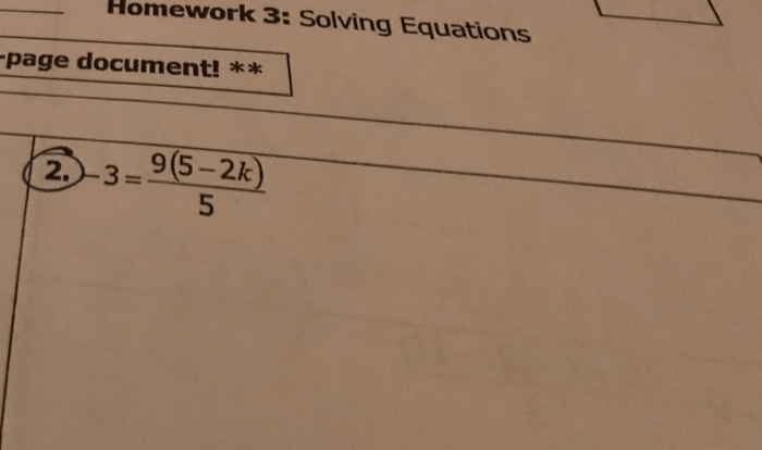 Unit 3 equations and inequalities answer key